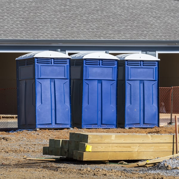 are there any restrictions on what items can be disposed of in the portable toilets in Acacia Villas Florida